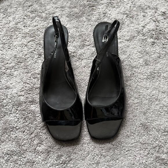 Etienne Aigner Shoes - Etienne Aigner Black slingback heels